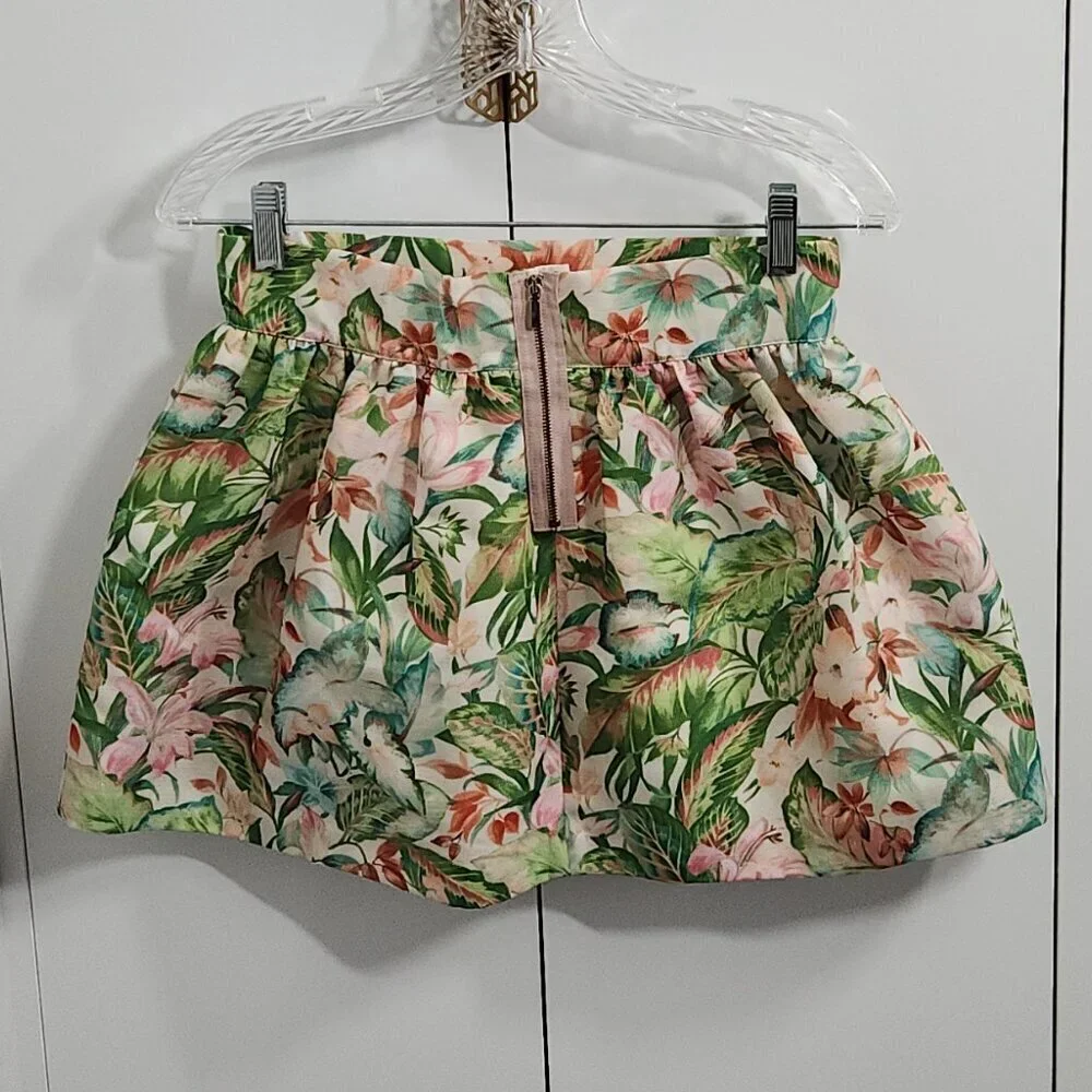 Pili Carrera Girls Skirt Size 12 Floral